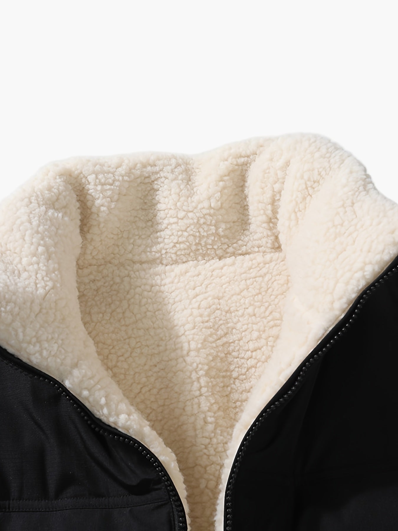 Herre vendbar fleecejakke i casual stil til efterår og vinter – Alsidig outdoor fritidsjakke