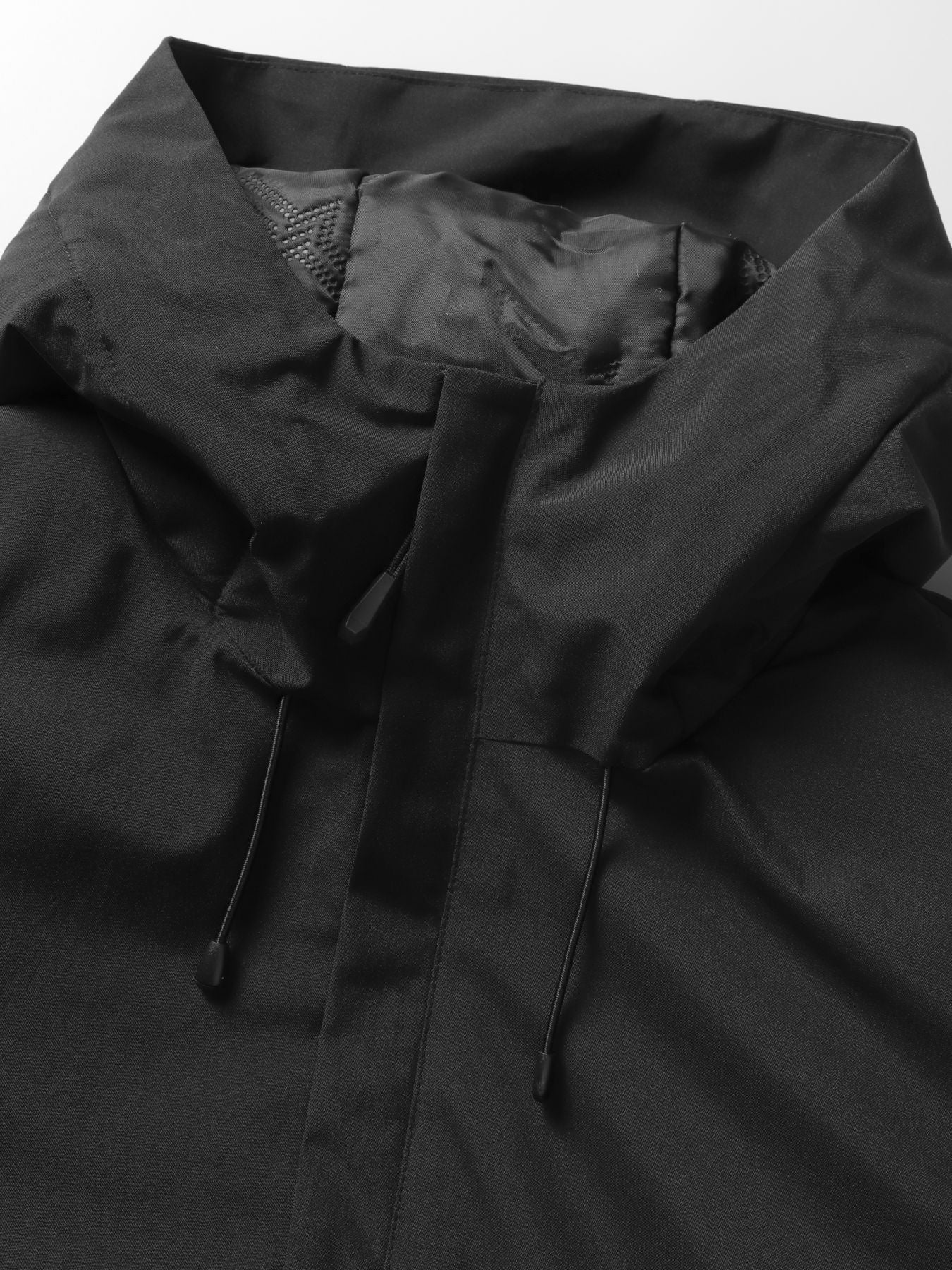 Dame casual parkas med hette og trykk "Nothing Else Matters" – Streetstyle overgangsjakke