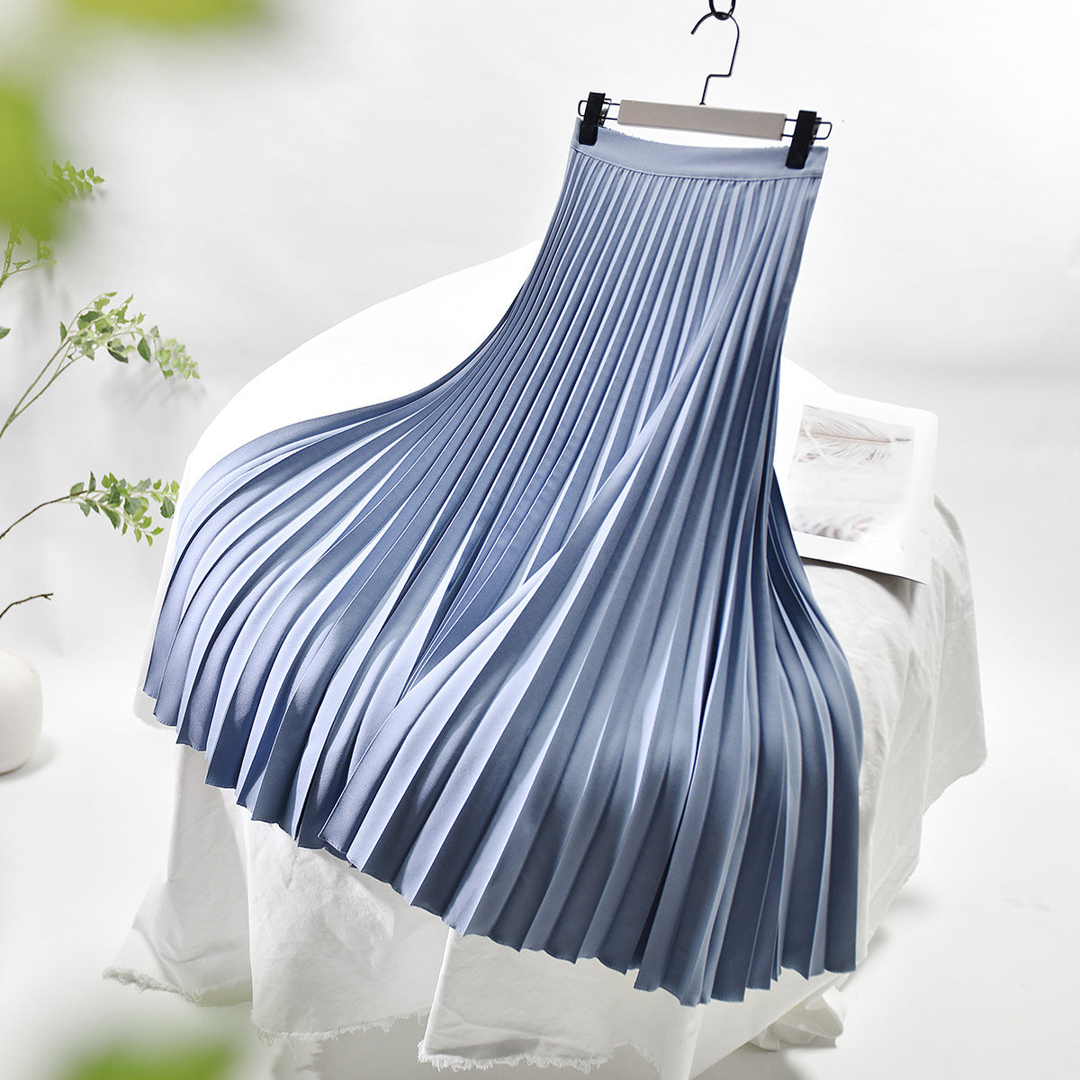 Sarah – Jupe plissée taille haute étroite pour femme