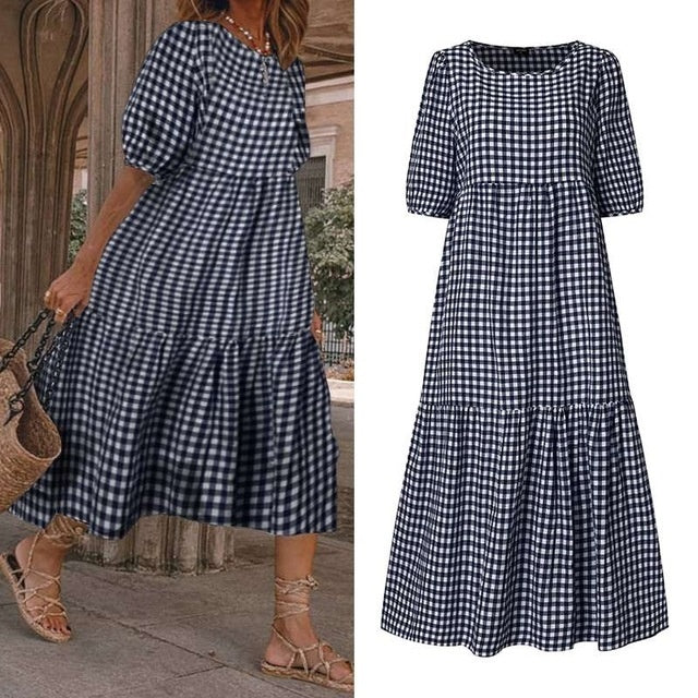 Juliet – Robe décontractée pour femmes à manches courtes