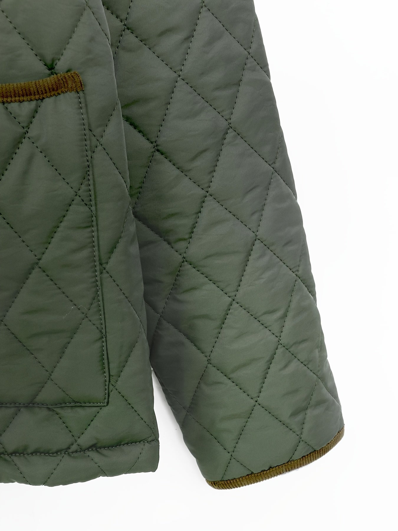 Herren Steppjacke im klassischen Casual-Stil für Herbst und Winter