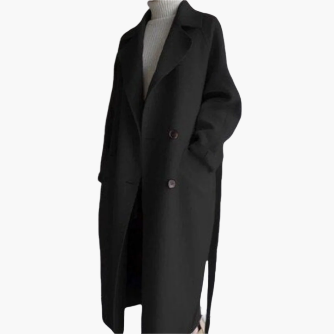 Cappotto lungo elegante da donna – Classico cappotto invernale per outfit raffinati