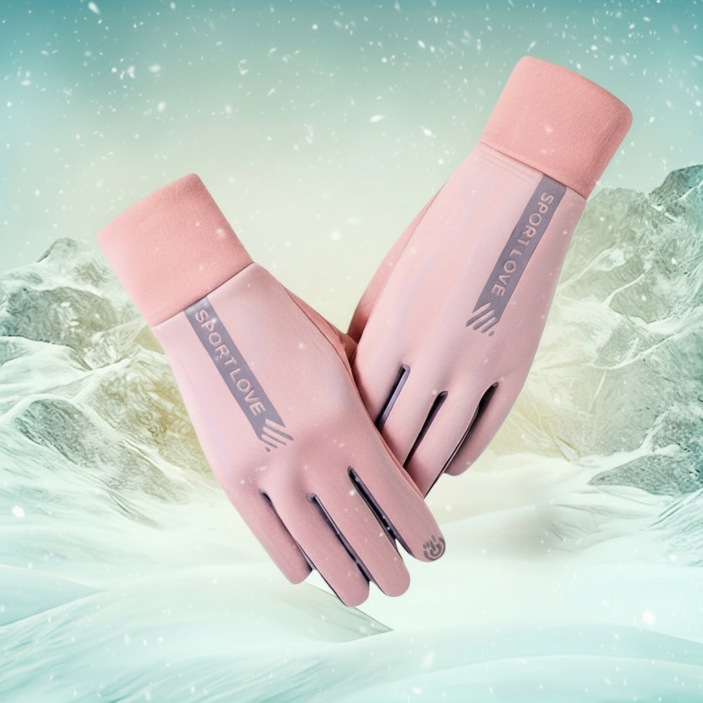 Winterhandschuhe Winddicht Warm Touchscreen-Funktion Outdoor-Sport