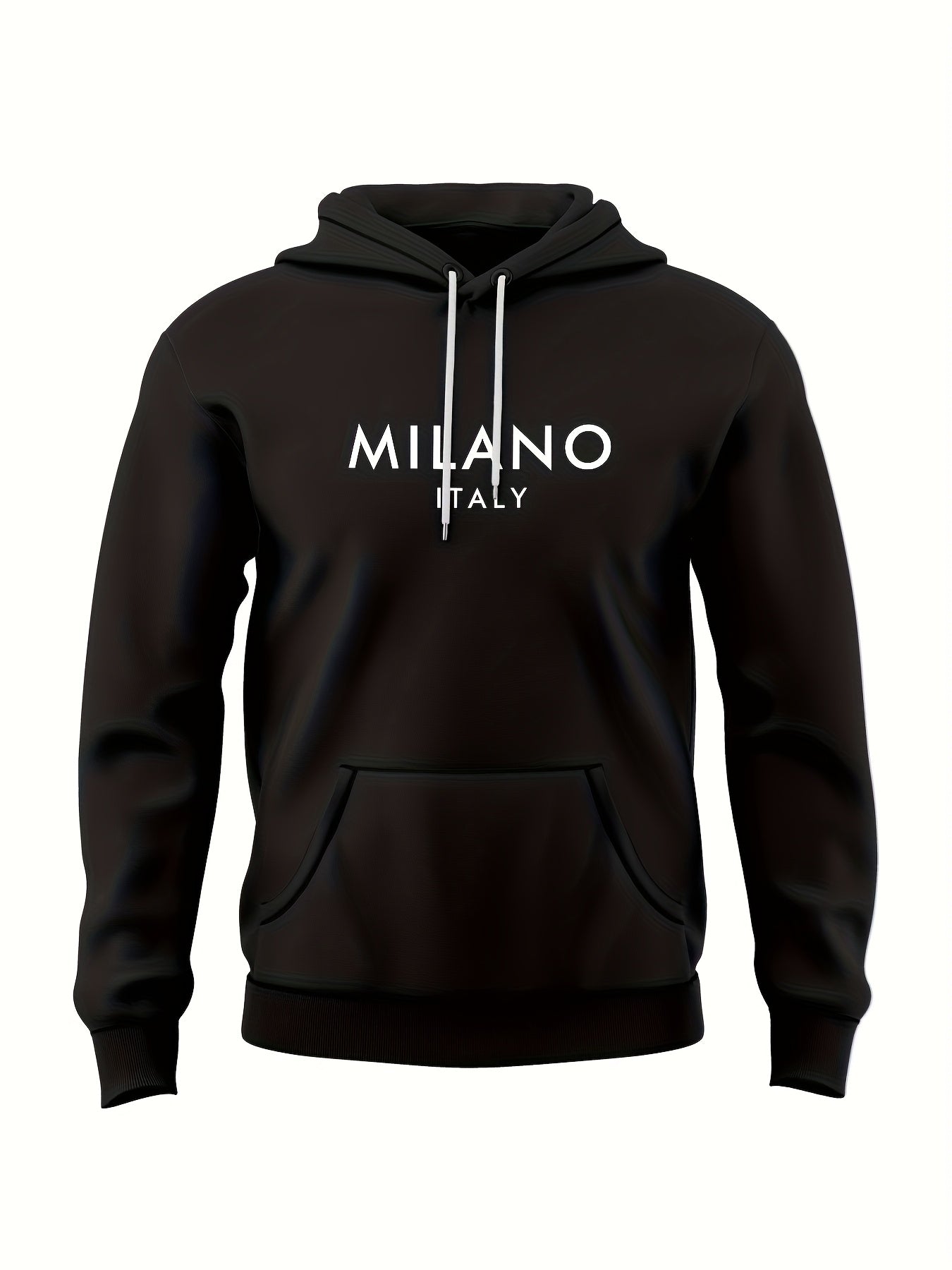Herren träningsset Milano Italy – Urban fritidshoodie och joggingbyxor för vardag och sport