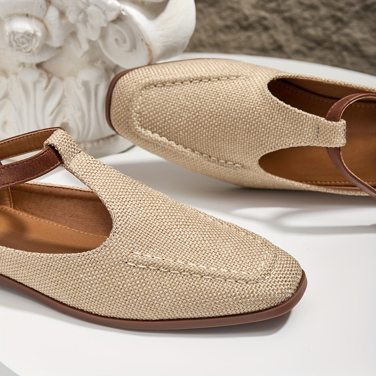 Ballerines à brides en T pour femmes – Flats élégantes pour le quotidien et le bureau