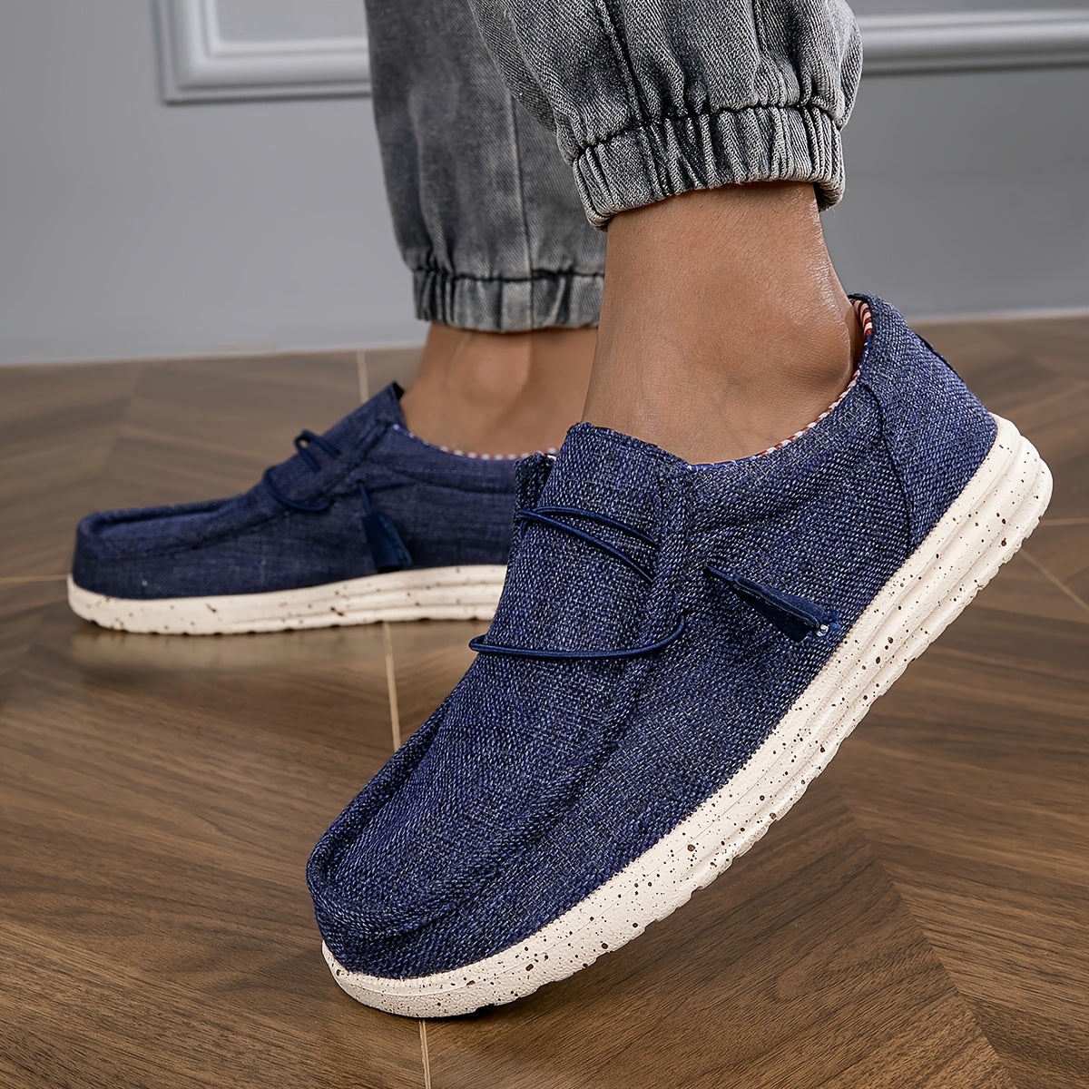Herre fritids loafers slippers – Behagelige slip-on sko til hverdag og fritid