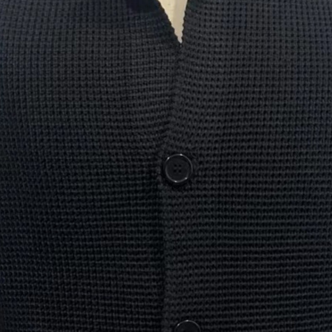 Herre strikcardigan i klassisk stil – Elegant fritids- og businessmode til kræsne mænd