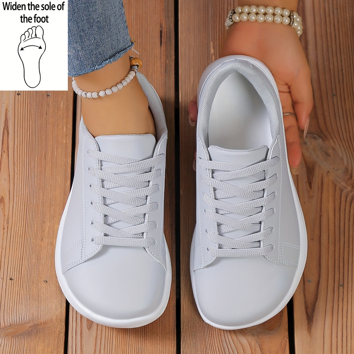 Damen Sneaker Freizeit Klassisch Bequem Alltagsmode