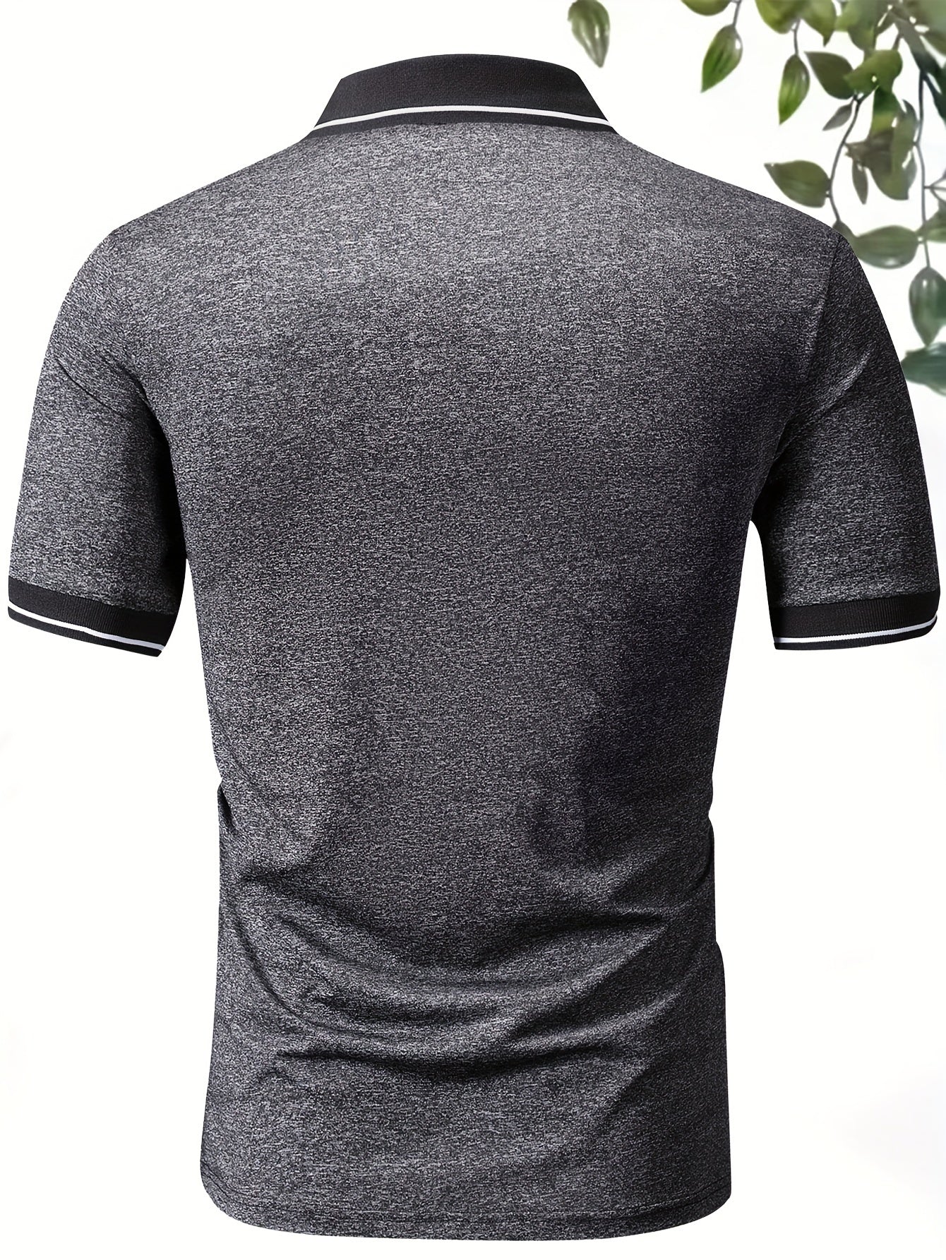 Herren Polo T-Shirt Modern Casual mit Kontrastkragen – Kurzarm für Alltag und Freizeit