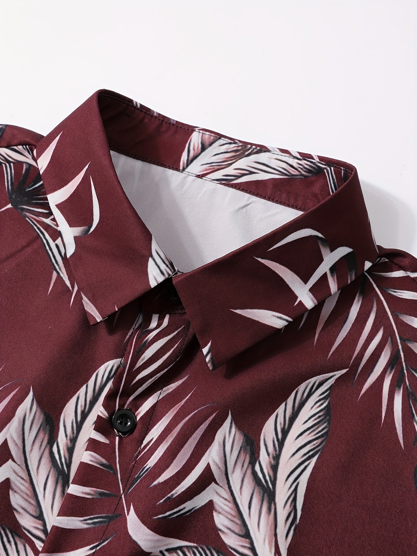 Set estivo da uomo casual – Camicia a maniche corte con motivo palme e pantaloncini, ideale per vacanze e spiaggia