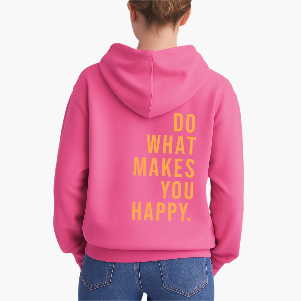 Sweat à capuche pour femmes avec imprimé statement pour loisirs et plein air