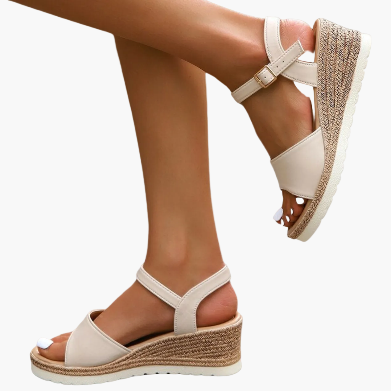Damen Orthopädische Keilsandaletten für Alltag & Sommer – Komfortabler Plateau-Stil