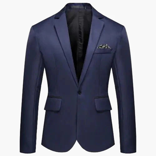 Herre moderne enkeltknapsjakke til business og festlige lejligheder – Slim fit blazer