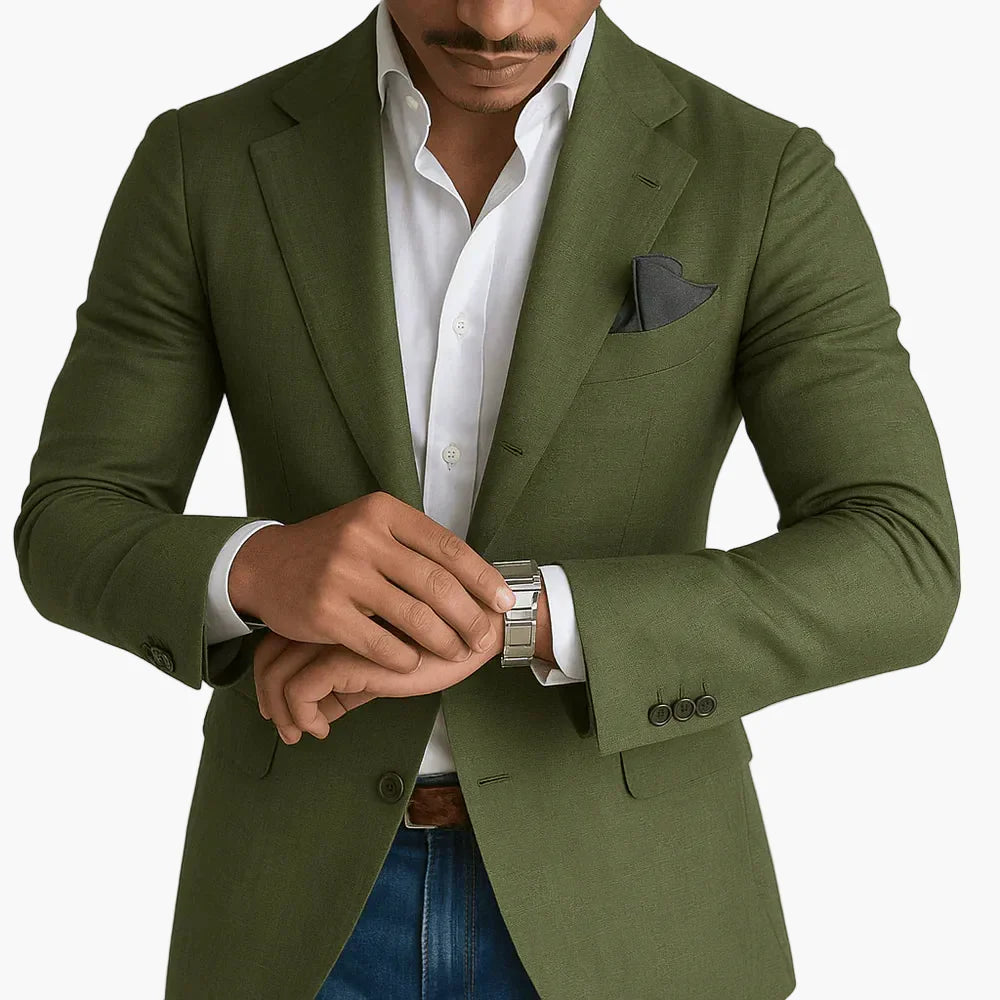 Herre Jakke Modern Fit til business og særlige lejligheder – Elegant blazer til kontor og fest