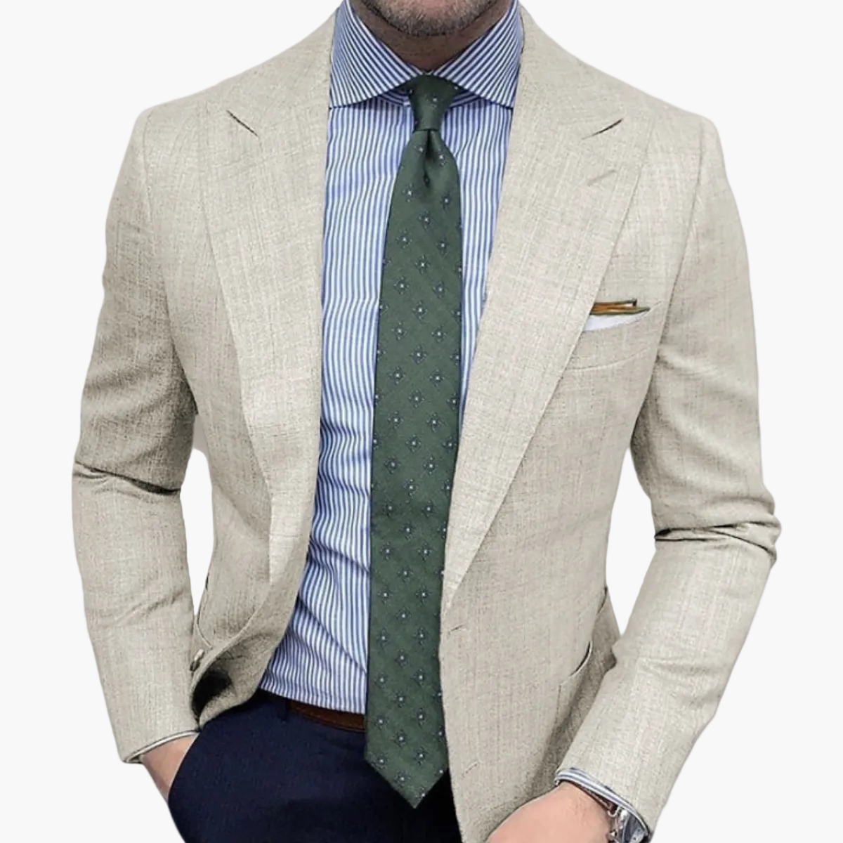 Heren Colbert Modern Fit – Business & Smart Casual Blazer voor Dagelijks Gebruik en Evenementen