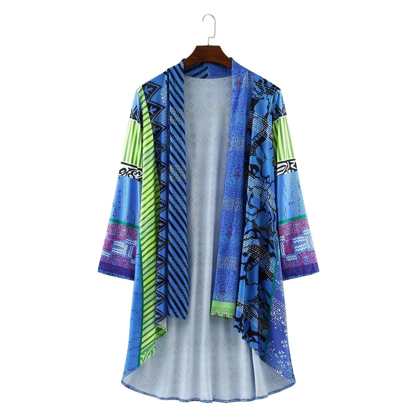 Dam Vintage Kimono Cardigan – Boho-stil för vardag & fritid