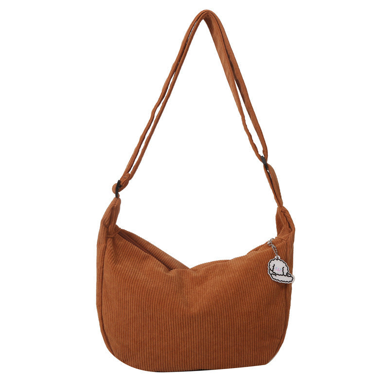 Jenny – Kunstzakte een-schouder messenger bag voor dames in casual stijl