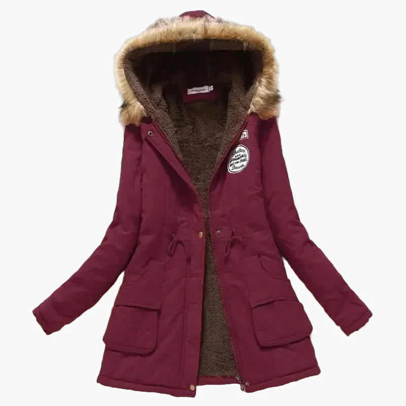 Parka invernale da donna con cappuccio – Stile coreano alla moda, caldo e foderato, uso quotidiano e tempo libero