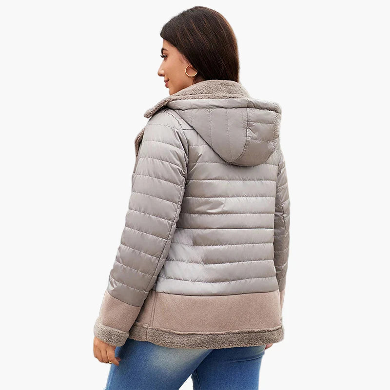 Veste d'hiver pour femme style casual tendance – chaude et polyvalente pour le quotidien et les loisirs