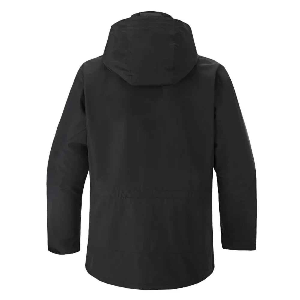Chaqueta de exterior para hombre con estampado de camuflaje, capucha, impermeable y cortavientos
