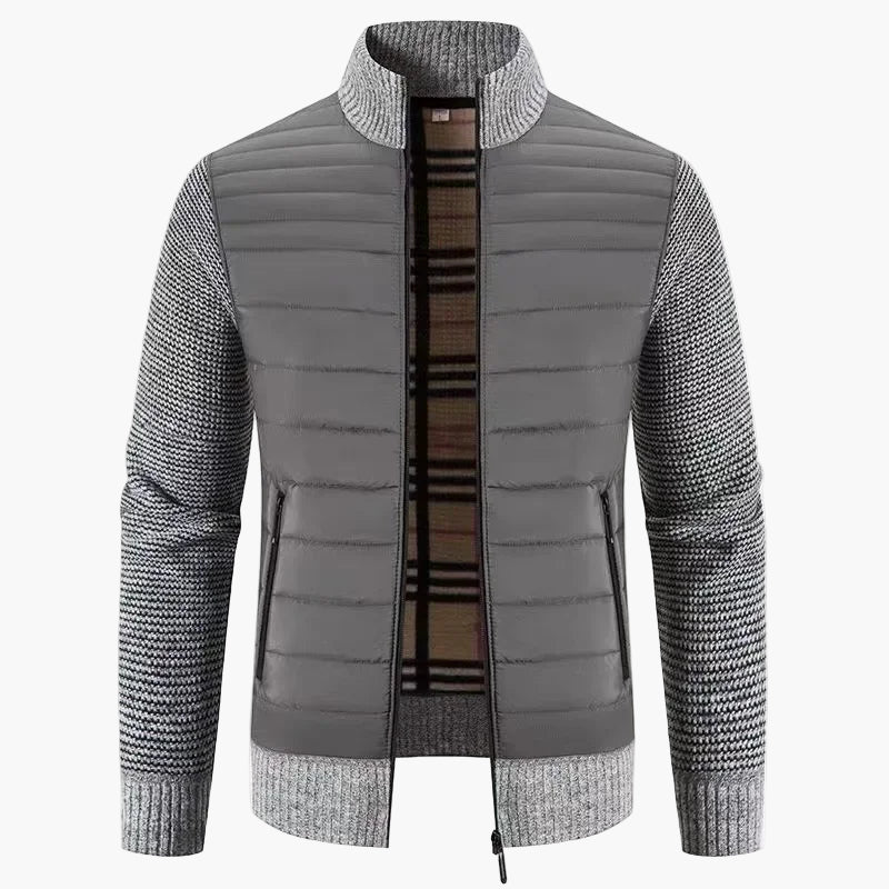 Herren Steppjacke im koreanischen Slim-Fit-Stil – Modische Freizeitjacke für Herbst und Winter