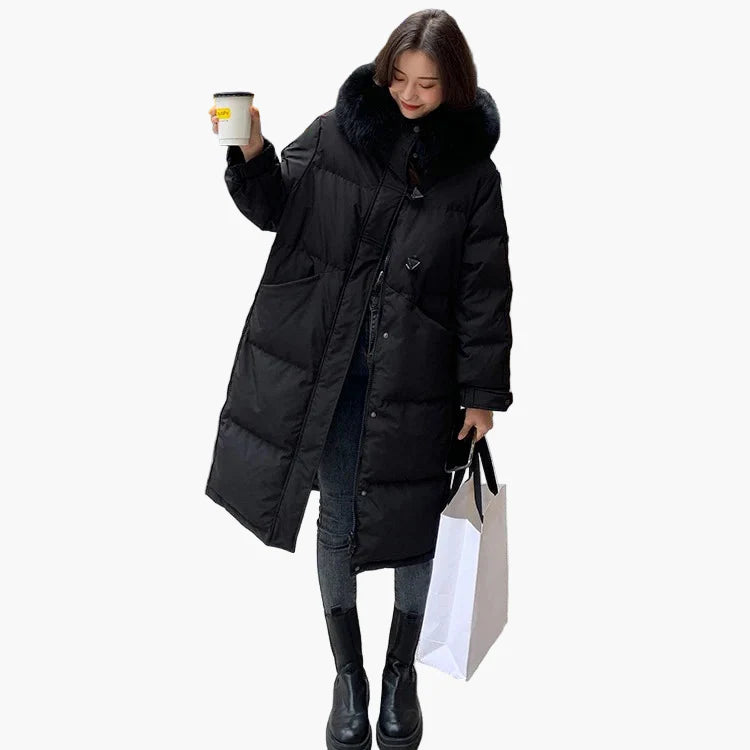 Damen Winter Parka mit Kapuze – Modischer Alltagsmantel im lässigen Stil