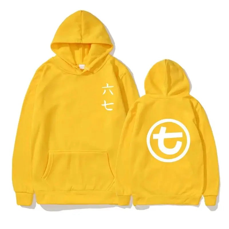 Sudadera unisex con capucha, estampado y bolsillo canguro