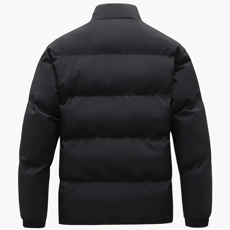 Chaqueta acolchada de plumas para hombre para el día a día y actividades al aire libre, abrigo de invierno, corte relajado