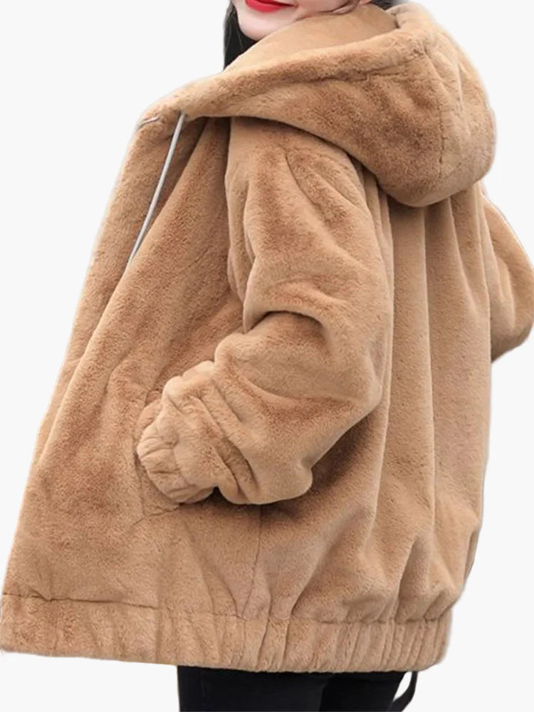 Damen Kapuzenjacke Oversize Lässig – Warme Winterjacke für Alltag & Freizeit