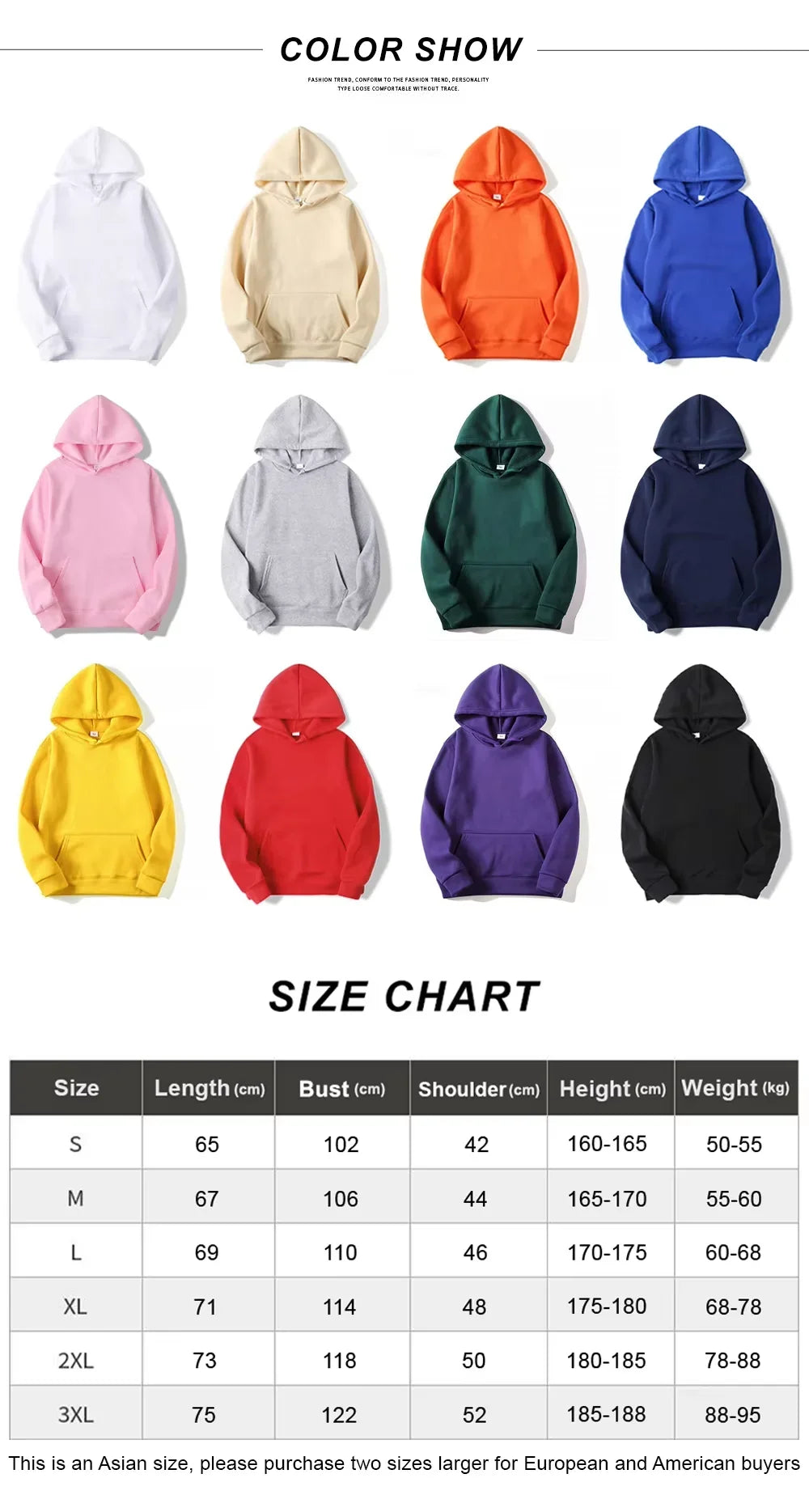 Unisex Kapuzenpullover mit Statement-Print und Kängurutasche