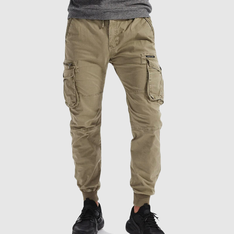 Herre tactical cargo joggebukse – Streetwear-stil og funksjonalitet
