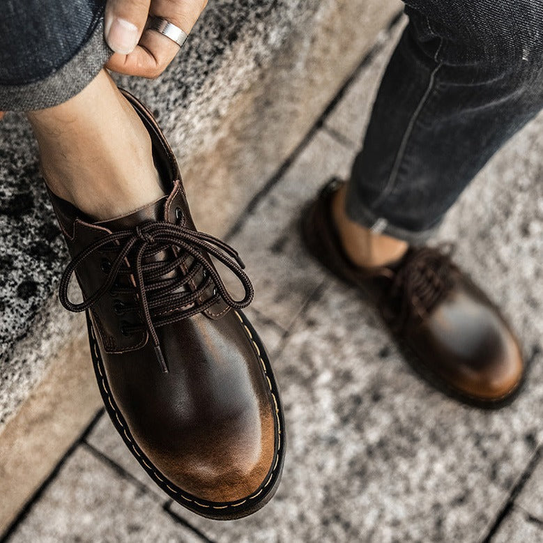 Zapatos de cordones para hombre clásicos para ocio y negocios – Cómodos todoterreno