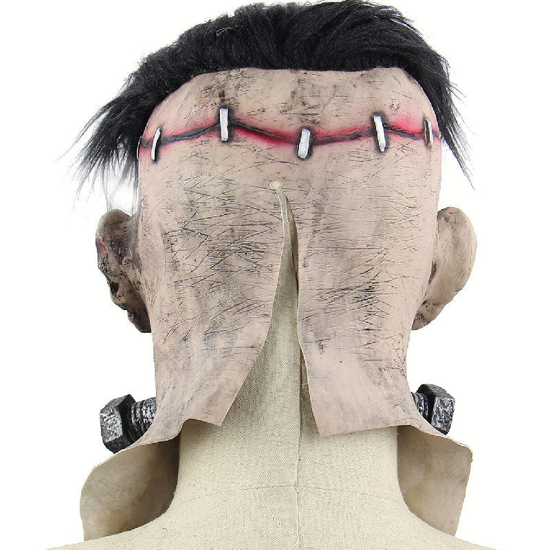 Halloween Frankenstein monster latex maske til voksne – Uhyggeligt kostumeaccessory