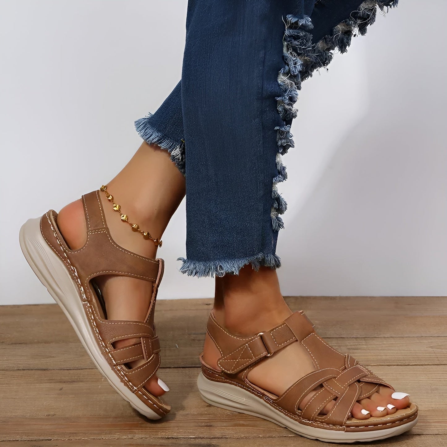 Damen Bequeme Orthopädische Sandalen für Alltag und Spaziergänge