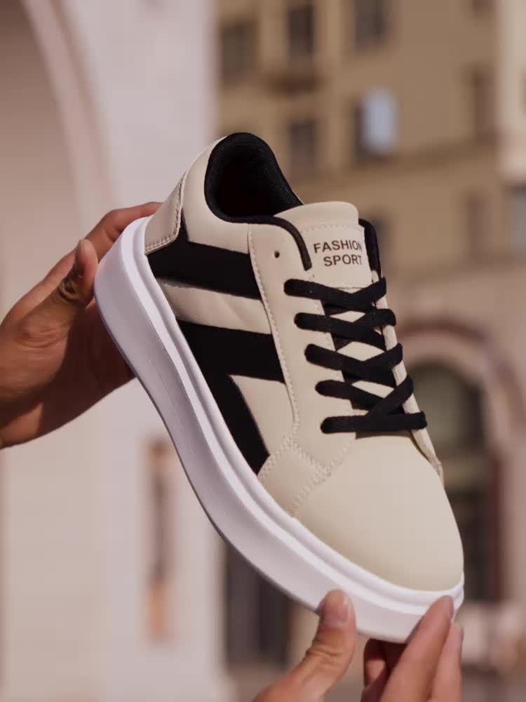 Męskie sneakersy streetstyle niskie urban platforma buty rekreacyjne