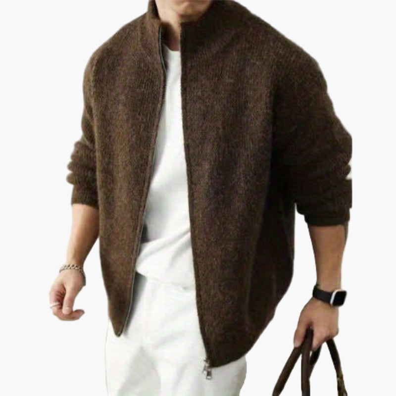 Cardigan da uomo con zip – Stile casual per ogni stagione