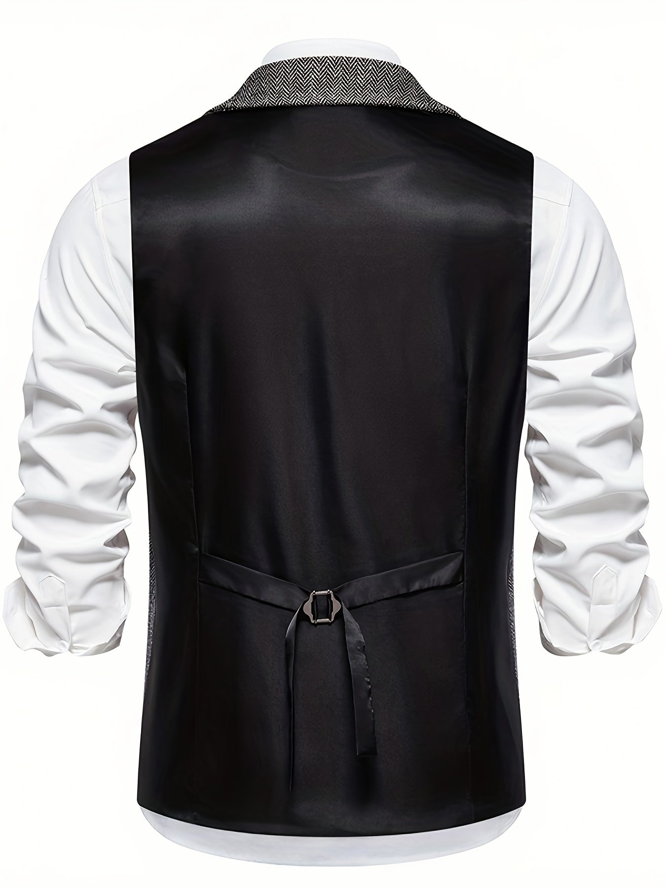 Herre vest klassisk moderne business bryllup – Elegant herrevest med reverskrave og retrocharme