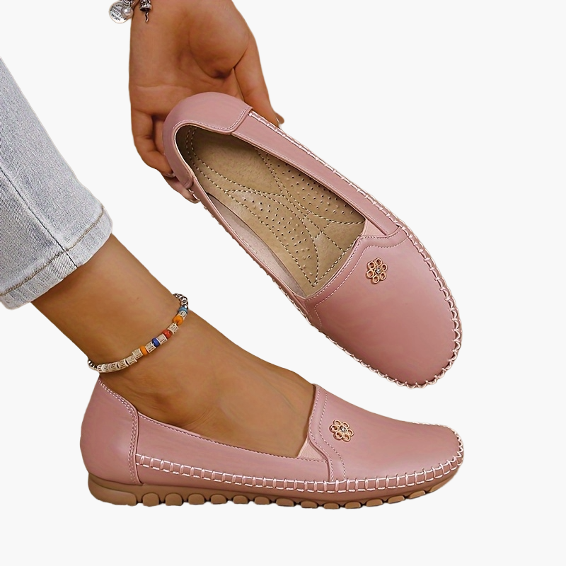 Damen Komfort-Loafer für Alltag und Freizeit – Bequeme Mokassin-Slipper mit flexiblem Laufsohle