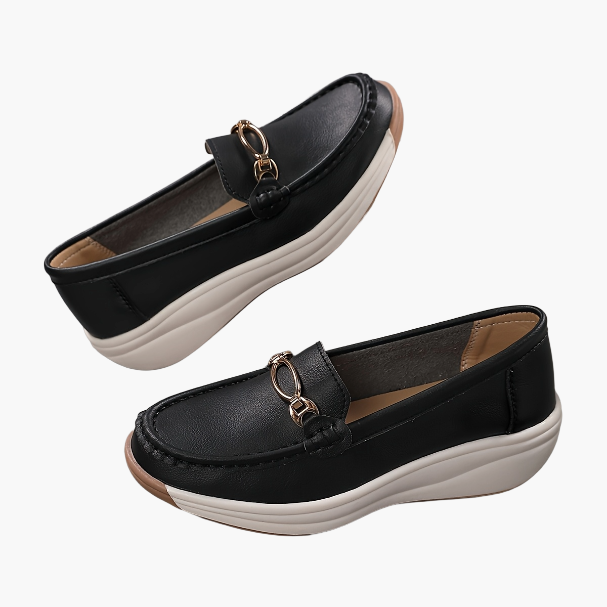 Damskie mokasyny slip-on Elegant – komfortowe buty casualowe z modnym designem