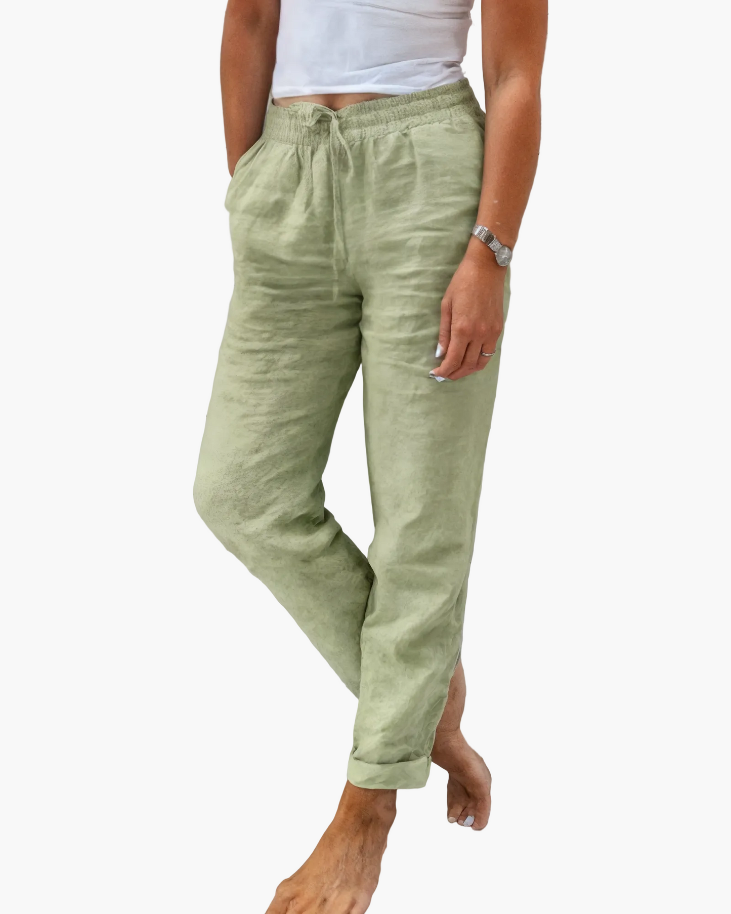 Damen Freizeithose mit lockerem Schnitt – Perfekt für Sommer, Alltag & Urlaub
