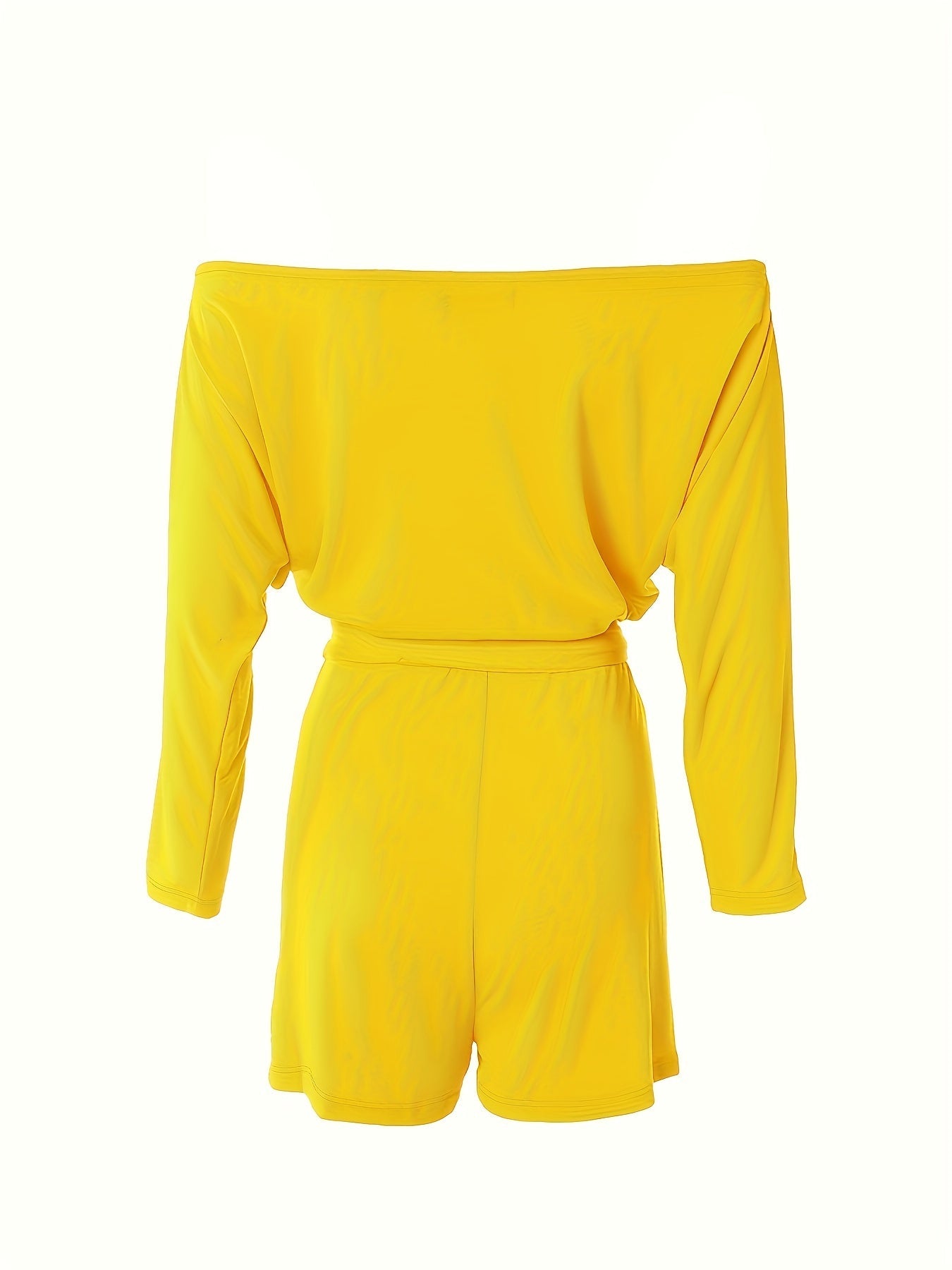 Dame Off-Shoulder Jumpsuit Kortærmet – Moderne Sommerdragt til Fritid og Ferie