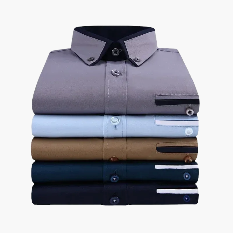 Camisa casual business para hombre – Diseño moderno, estilo elegante, perfecta para oficina y uso diario
