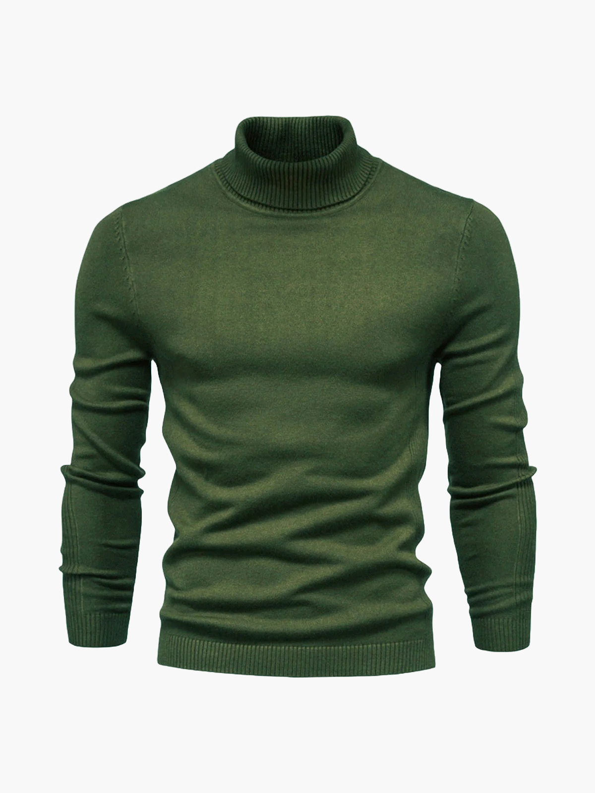 Herre rullekravepullover moderne elegant – Stilfuld klassiker til kontor og fritid