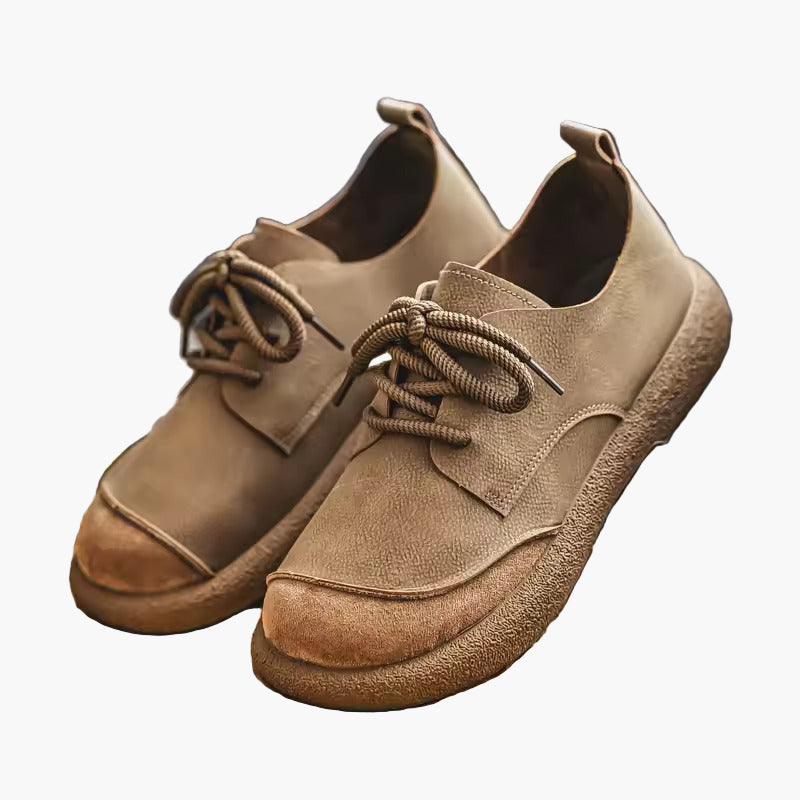 Zapatos con cordones cómodos para hombre para uso diario y tiempo libre – Zapatos ortopédicos cómodos con estilo moderno