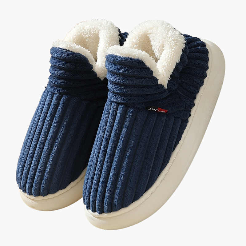 Damen & Herren Hauspantoffeln – Gemütliche Winter Hausschuhe mit Rutschfester Sohle und Kuschelfutter