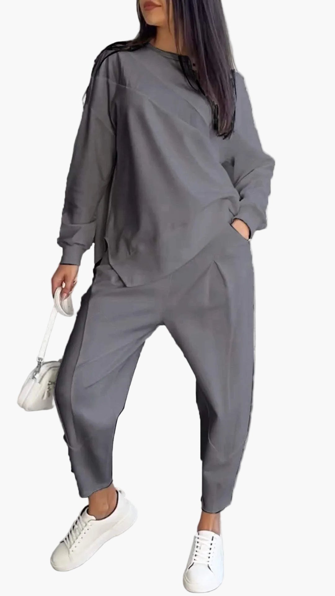 Damen Loungewear Set – Bequemes Freizeit-Outfit mit modernem Schnitt für Alltag und Reisen
