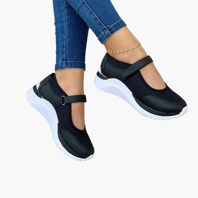 Baskets orthopédiques confort pour femmes avec fermeture auto-agrippante – Quotidien & loisirs