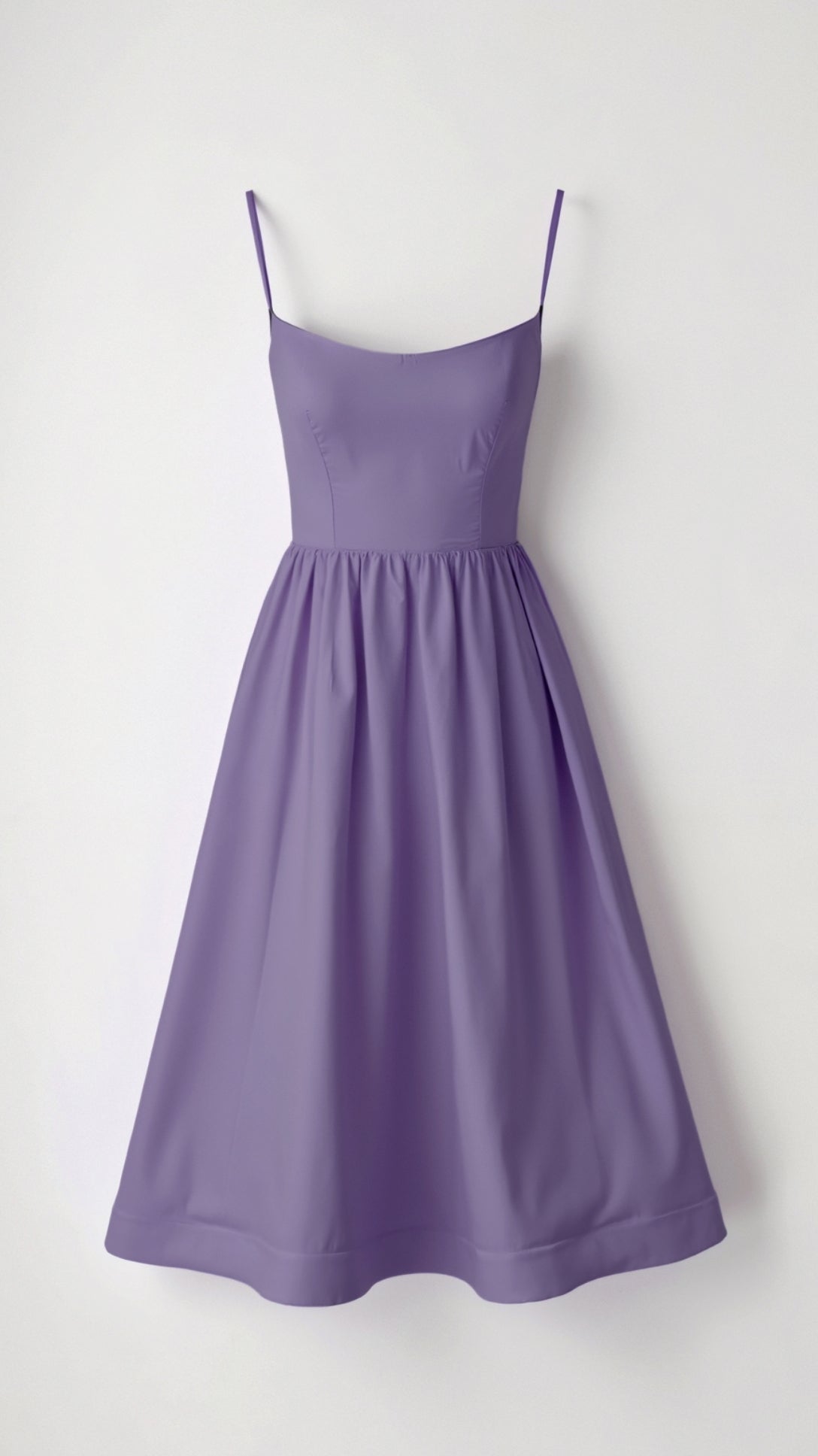 Vestido midi para mujer con tirantes finos – Look elegante de verano para ocasiones especiales