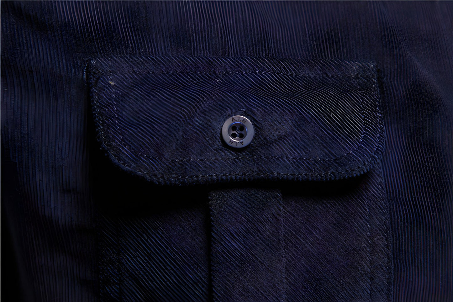 Herrars Slim Fit Fritidsskjorta – Modern Långärmad Skjorta med Bröstfickor för Vardag och Kontor