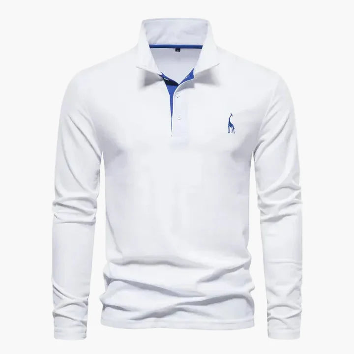Herre langermet poloshirt – Klassisk stil for fritid og jobb